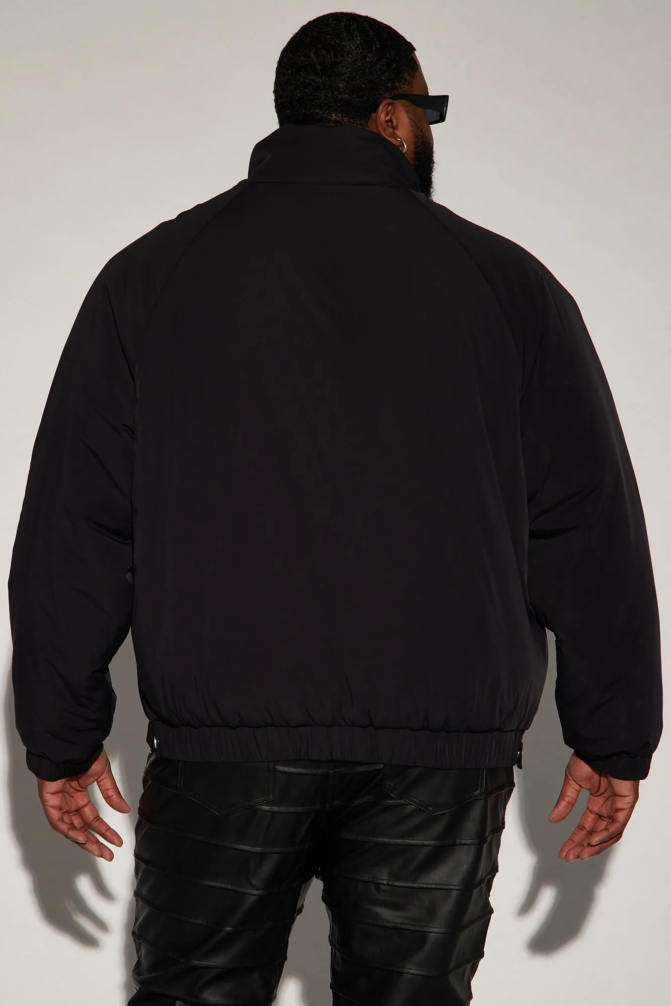Belcher Padded Nylon Anorak - Black