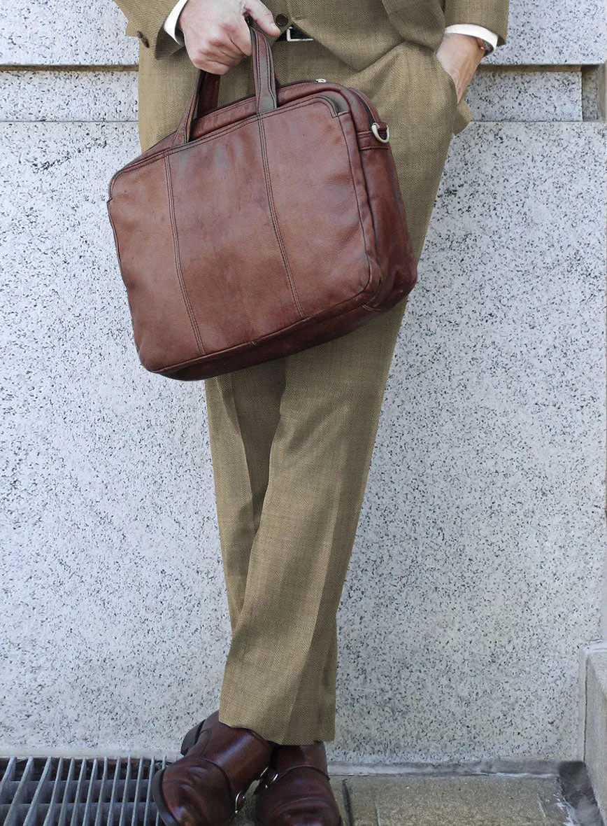 Bristol Beige Sharkskin Pants