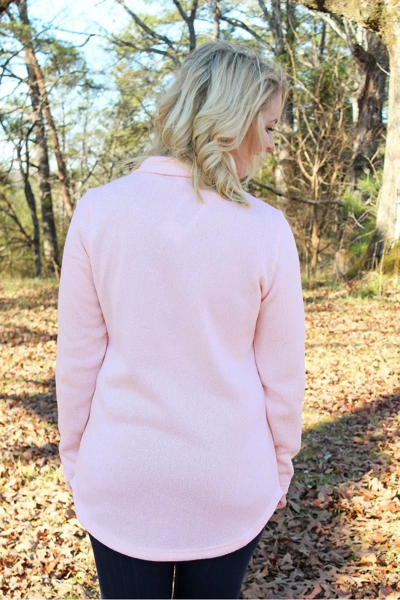 Charles River Women's Hingham Tunic, Pink Pale Heather *Personalize It! (Wholesale Pricing N/A)