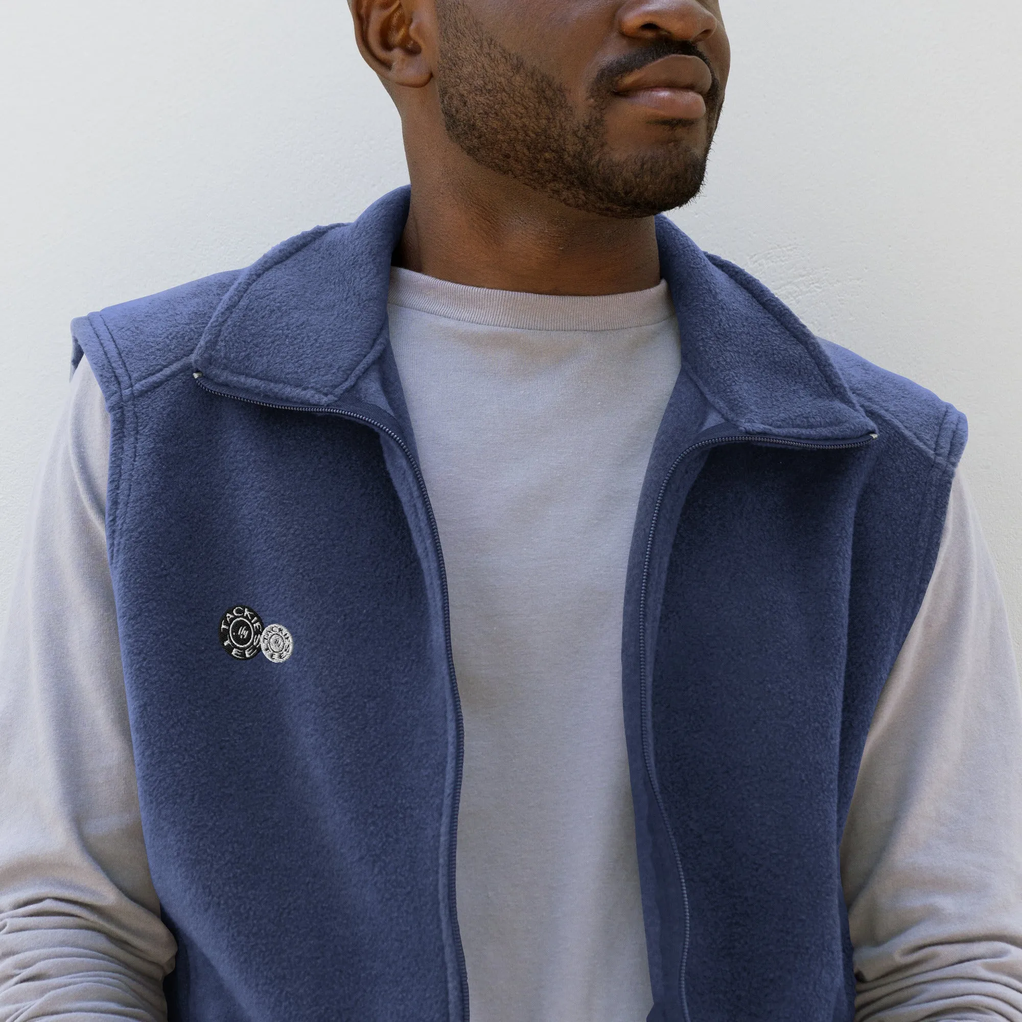 Columbia fleece vest | signature embroidered
