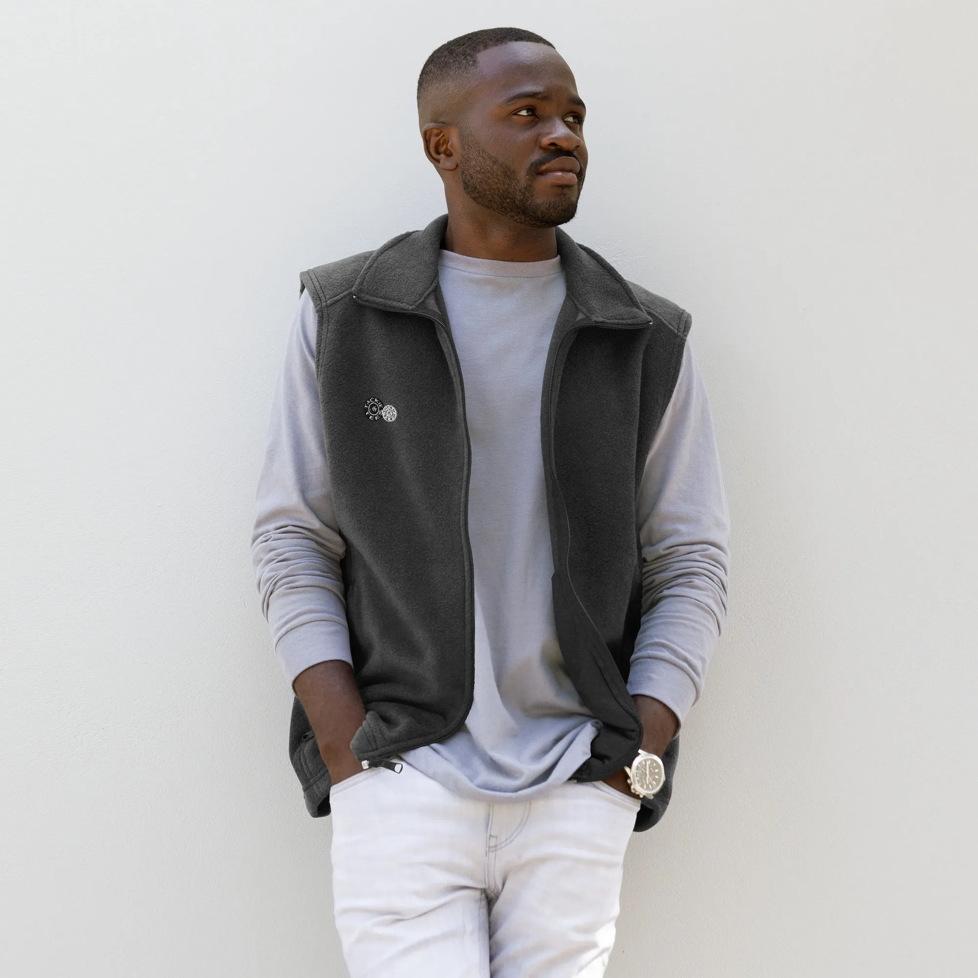 Columbia fleece vest | signature embroidered