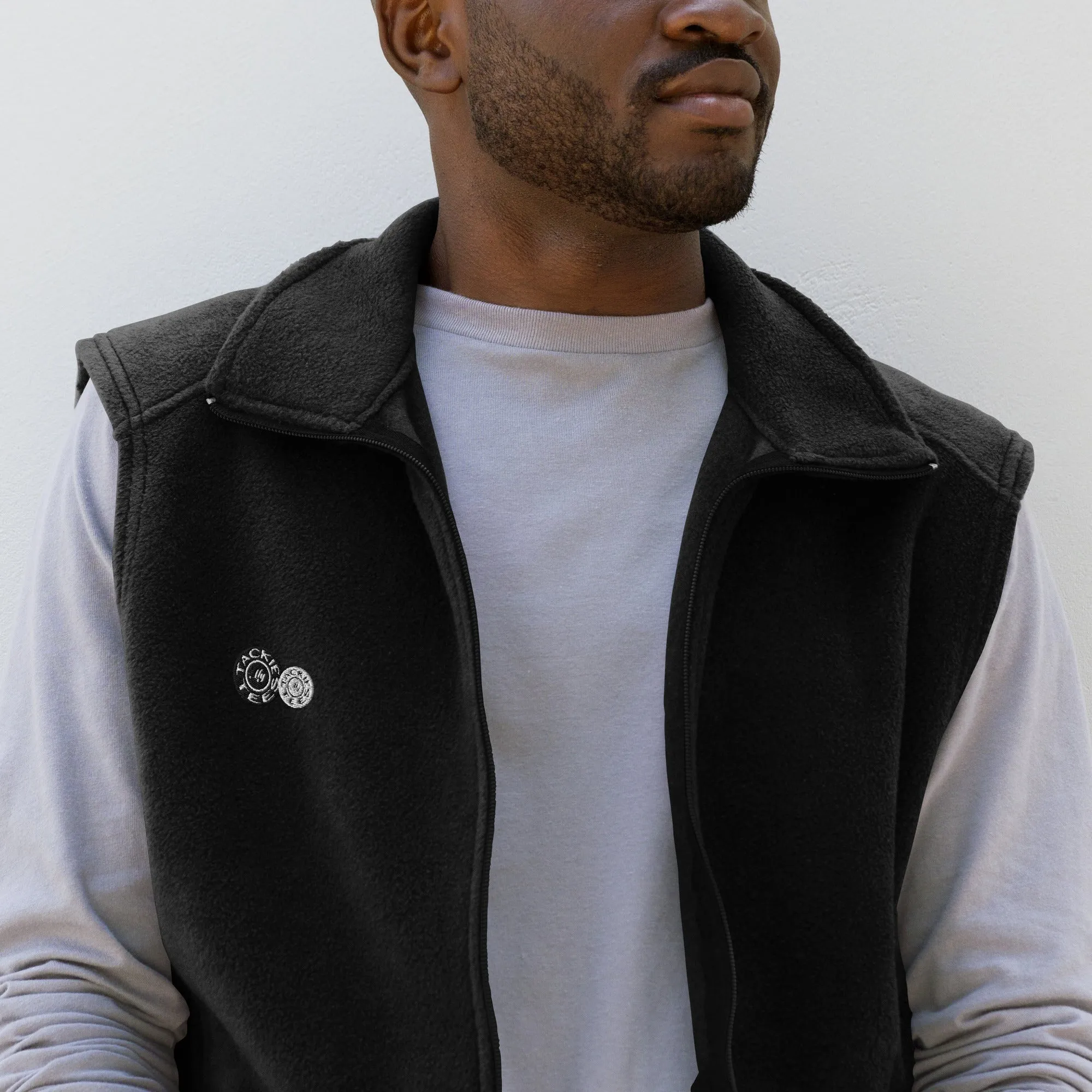 Columbia fleece vest | signature embroidered