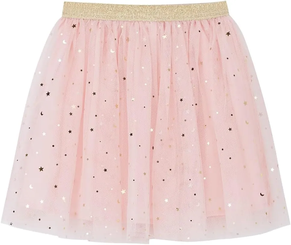 DaniChins Girls' Layered Tutu Tulle Birthday Party Dance Skirts