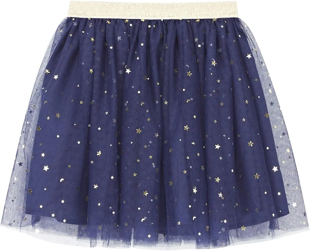 DaniChins Girls' Layered Tutu Tulle Birthday Party Dance Skirts