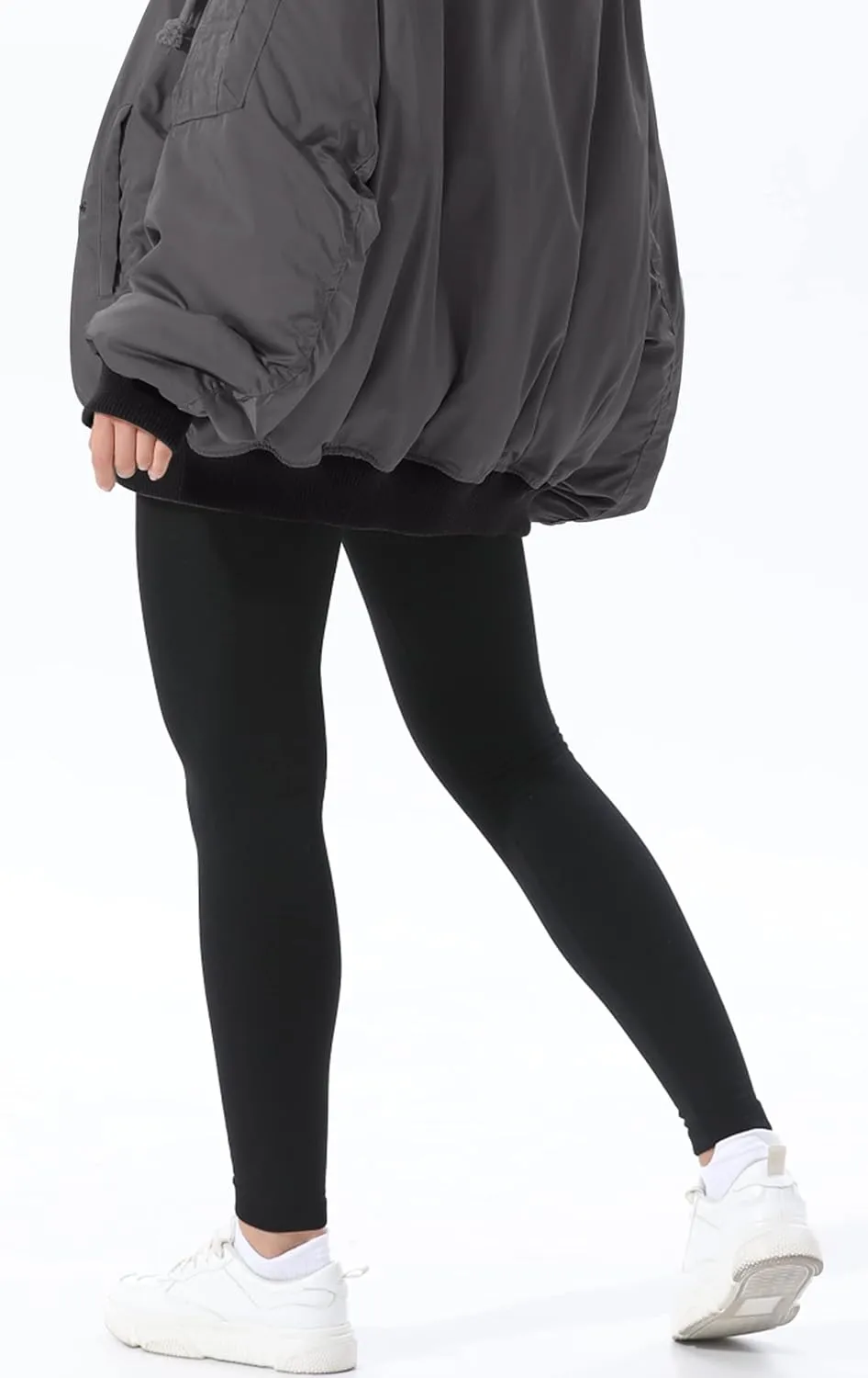 DINNAPE Fleece Lined Leggings Women Thick High Waisted Winter Warm Leggings