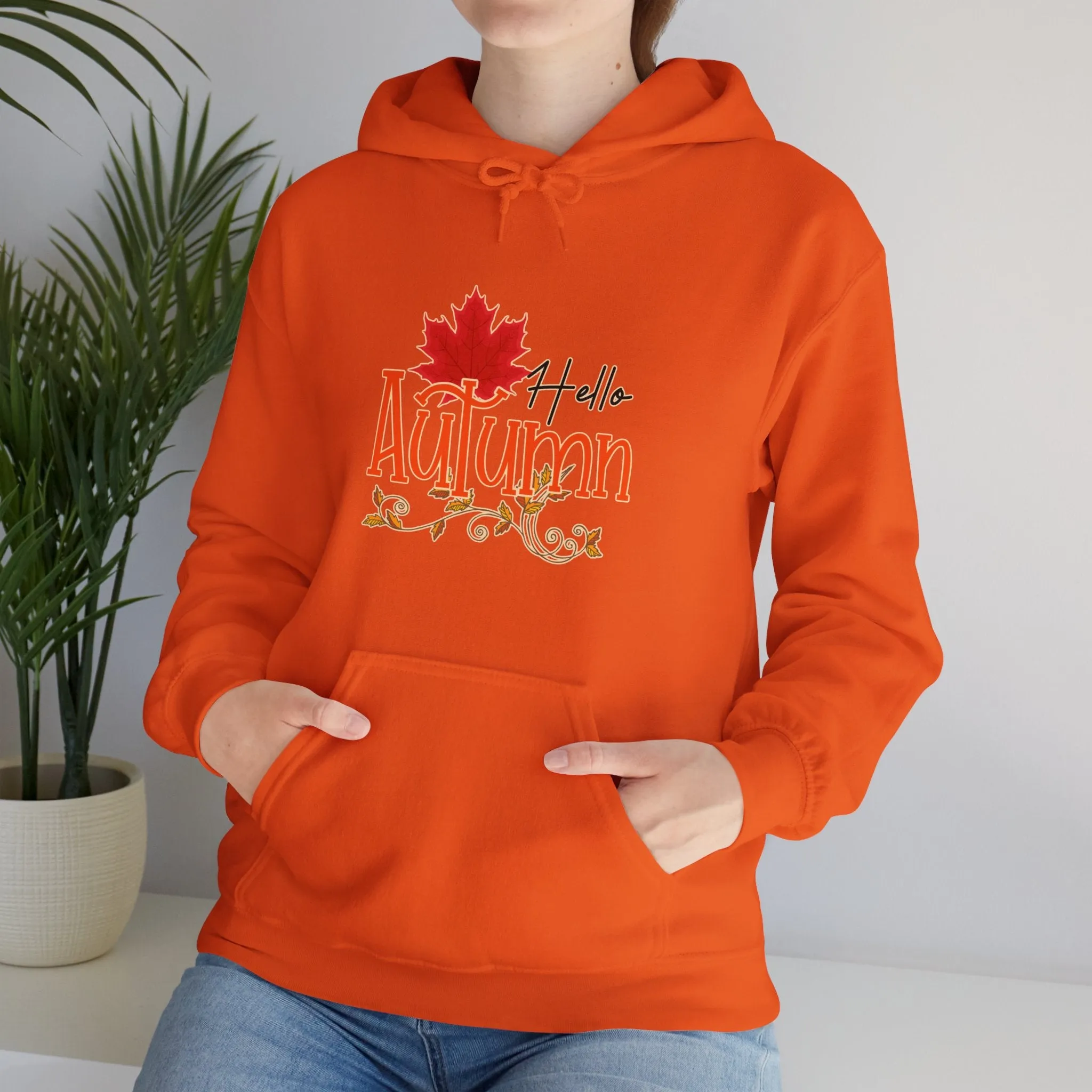 Hello Autumn Unisex Heavy Blend™ Hooded Sweatshirt