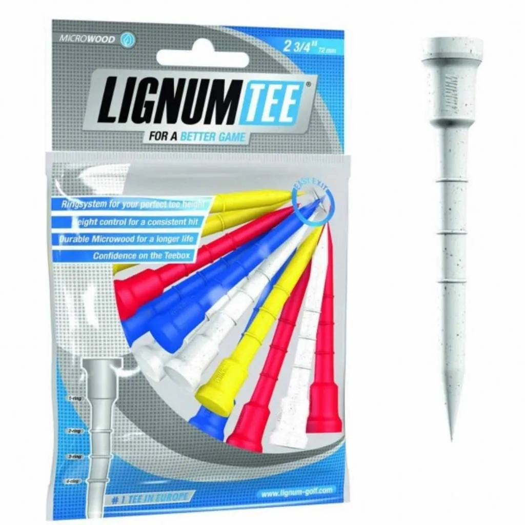 Lignum Tees 72Mm Gekleurd (12 Stuks)