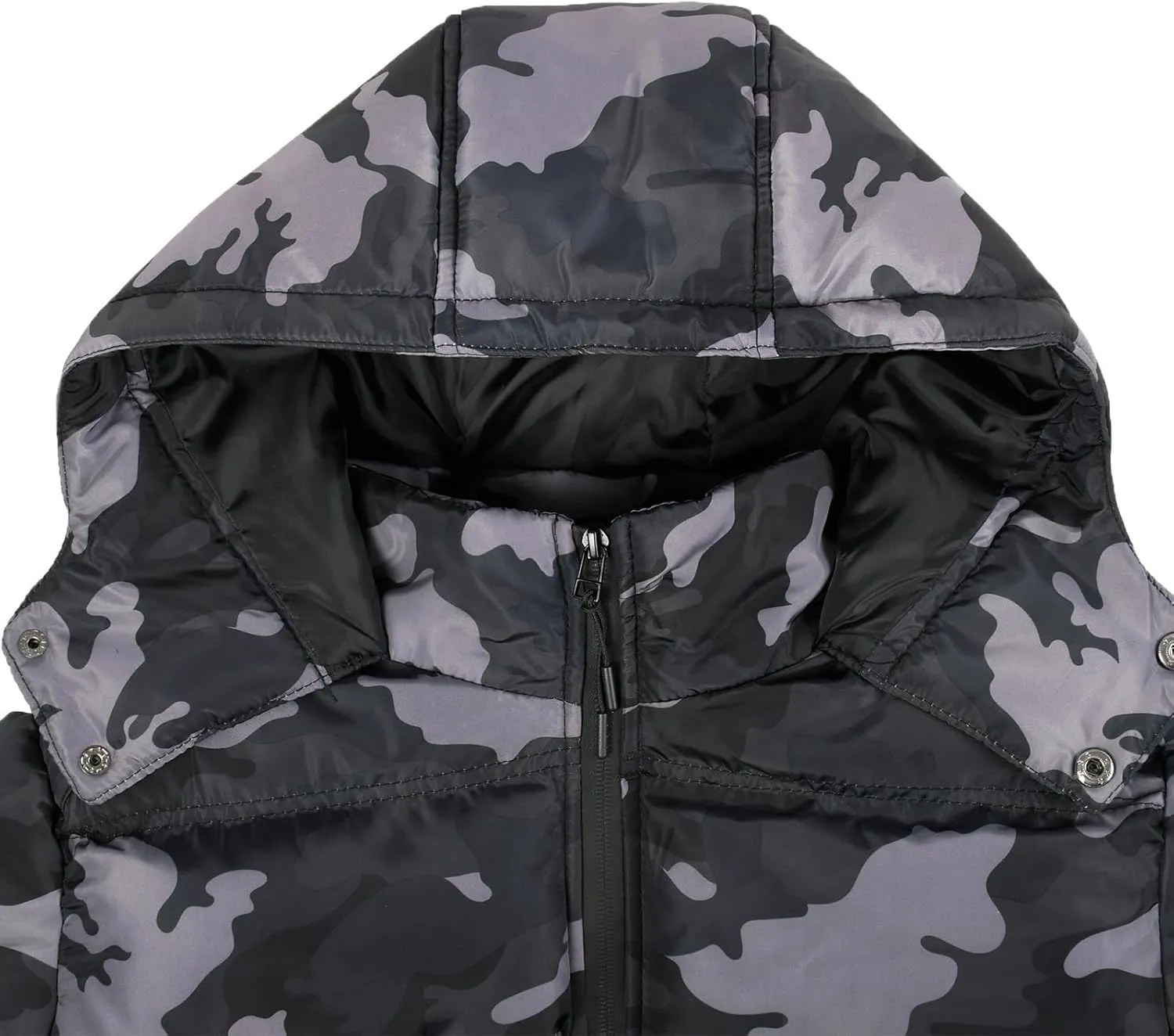 Men Lightweight Puffer Jackets Hooded Insulated Thermal Puffy Winter Jacket Waterproof Windproof Down Coats Outerwear