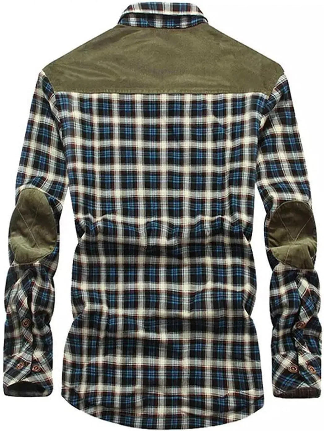Mens Warm Sherpa Fleece Lined Shirt Jackets Button Down Thermal Plaid Flannel Coats Fall Winter Outwears