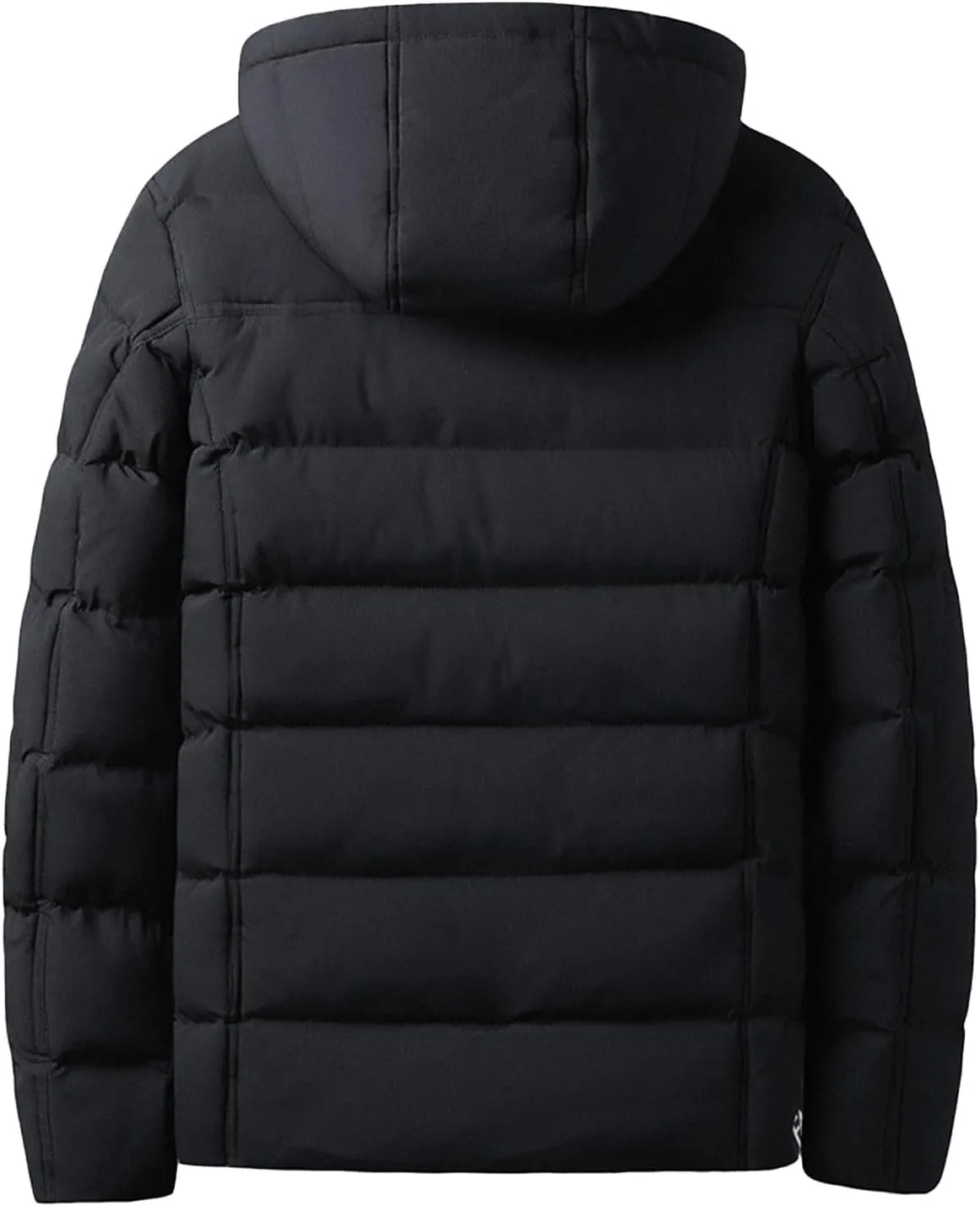 Men's Winter Puffer Jacket Thicken Cotton Down Coat Essentials Lightweight Jacket Travel Padded Jacket