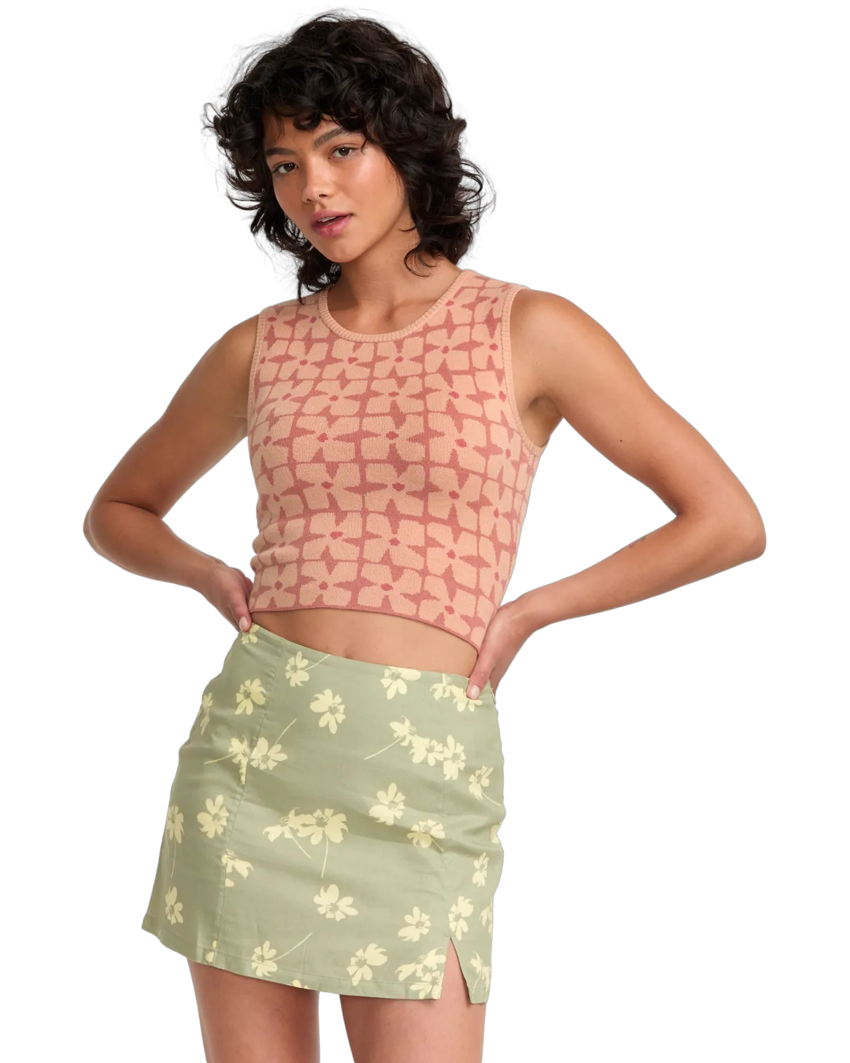Shiver Sweater Top in Clay