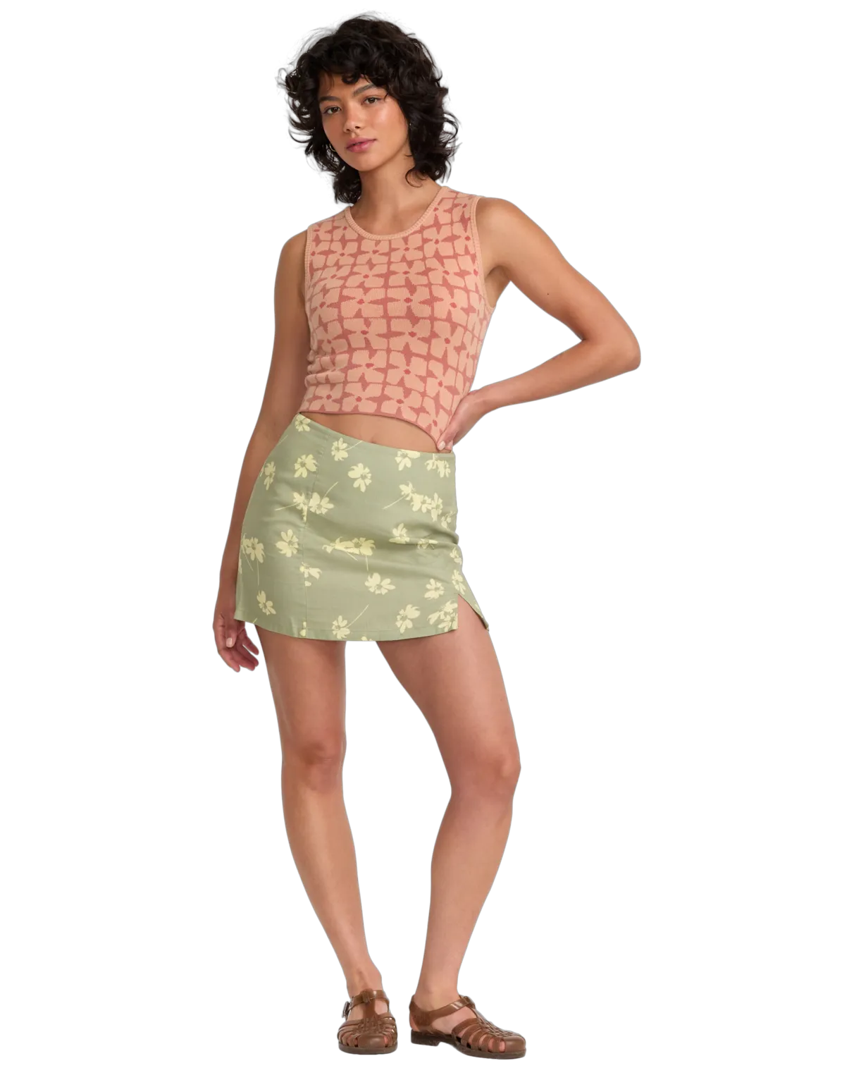 Shiver Sweater Top in Clay