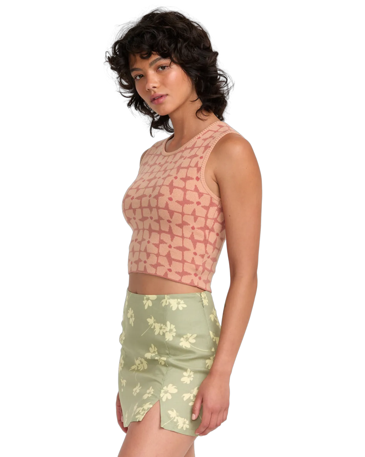 Shiver Sweater Top in Clay