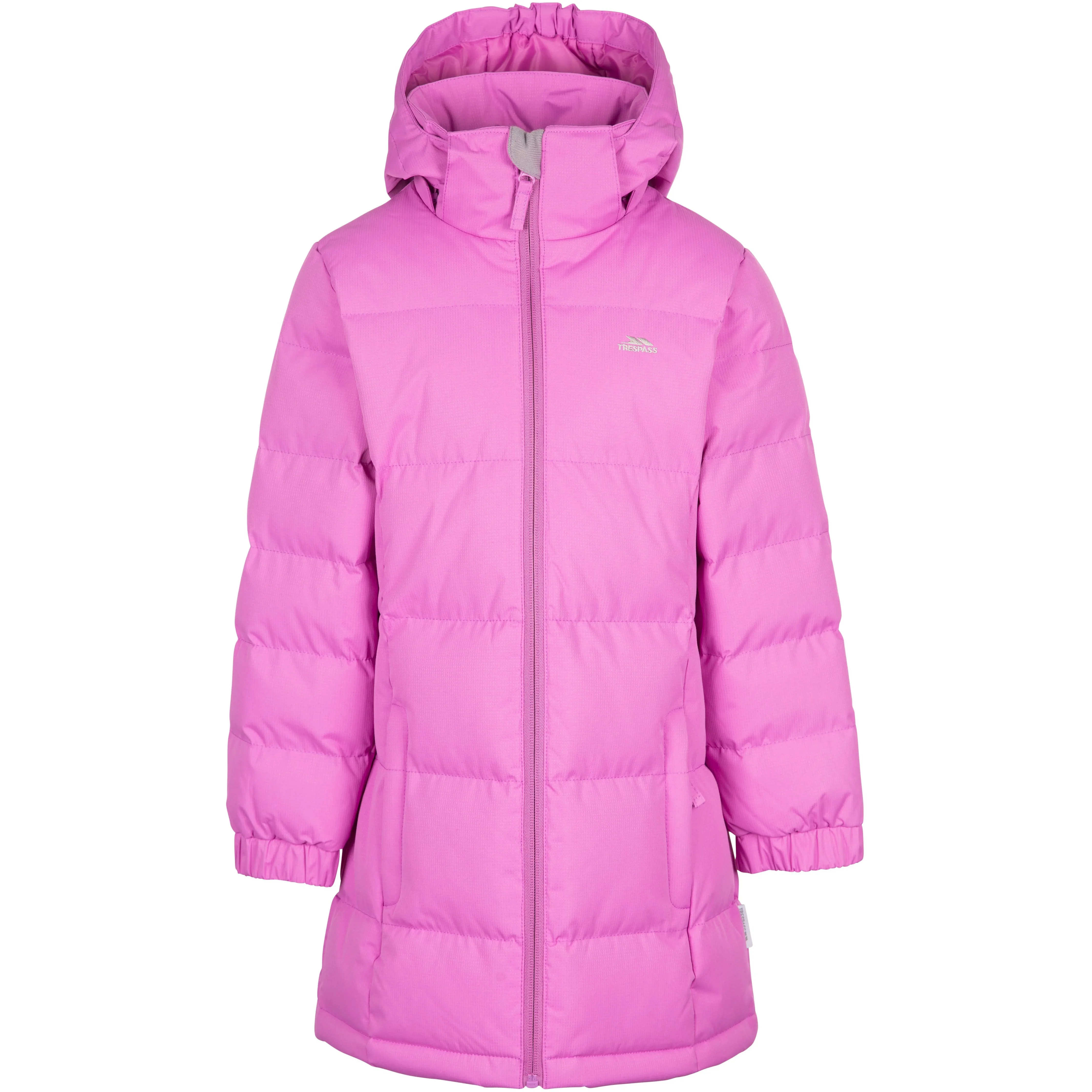 Tiffy Girls Padded Casual Jacket in Deep Pink