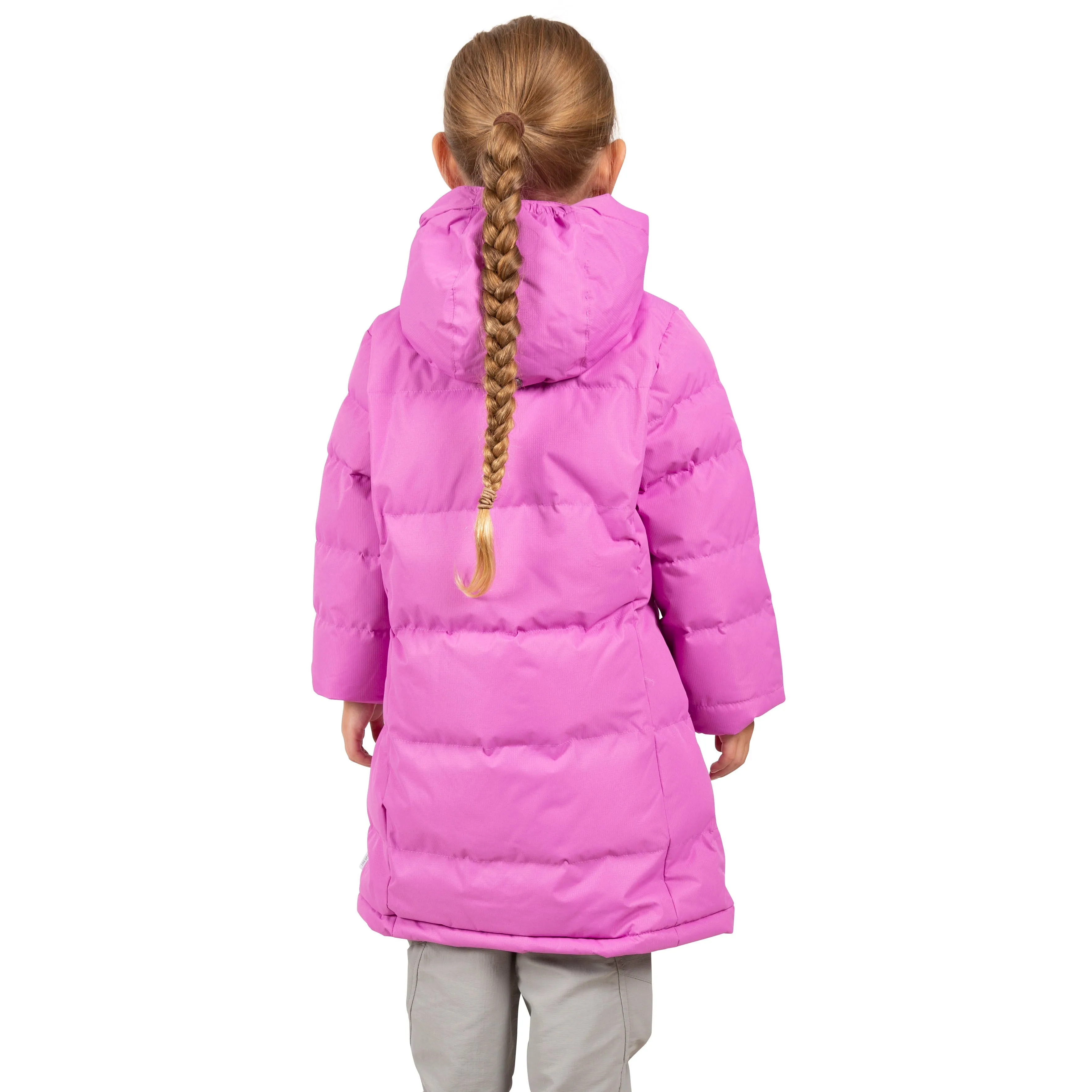 Tiffy Girls Padded Casual Jacket in Deep Pink