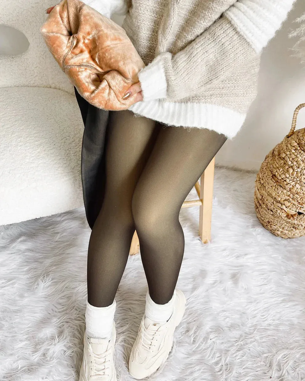 Warm Tight Leggings with Fleece Inside