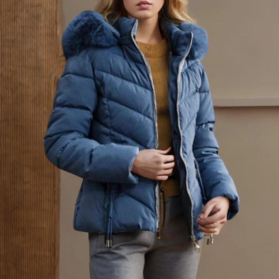 Women's Down Jacket Winter Mid Lenght Down Puffer Coats Ladies Lightweight Jackets Woman Hooded Thick Warm Parka