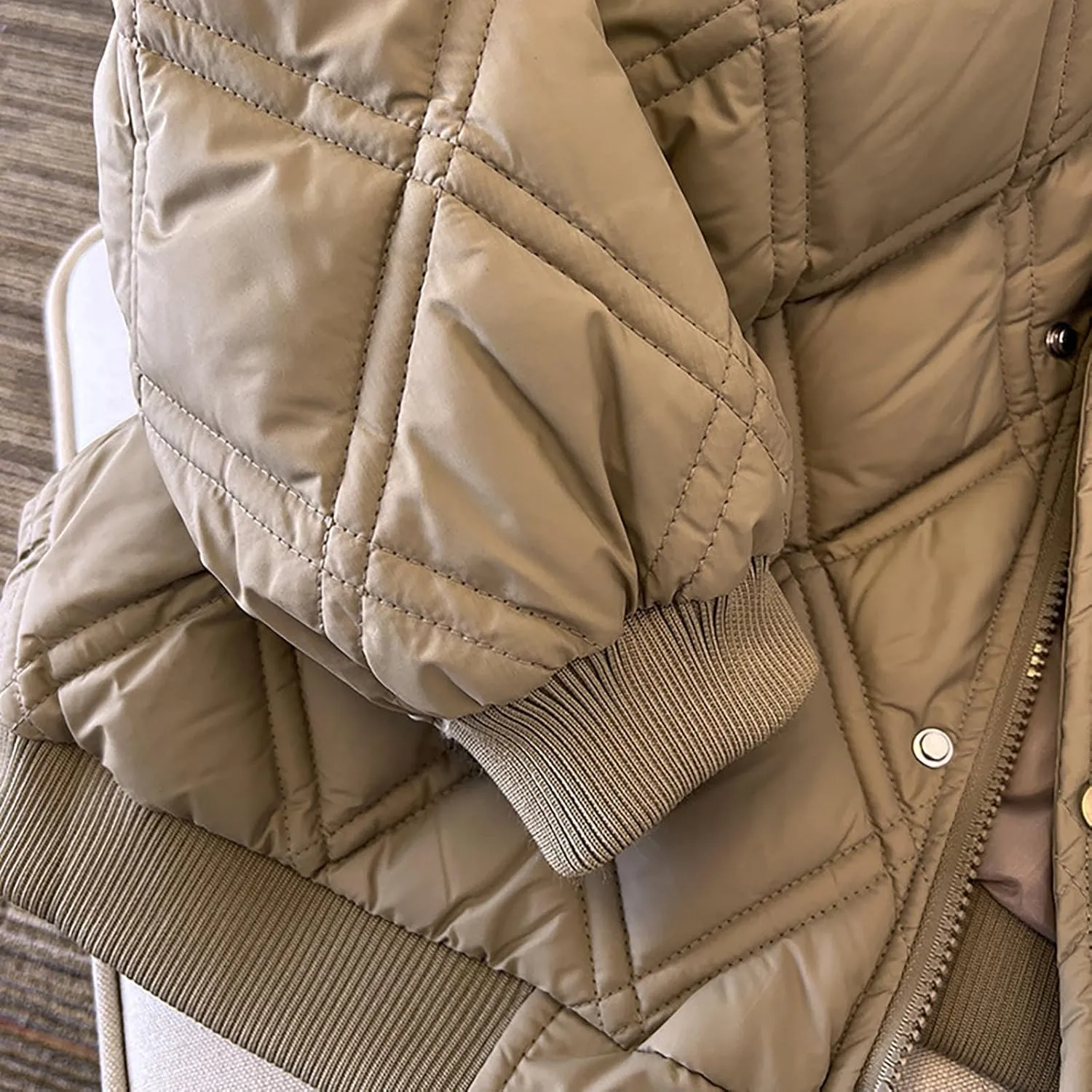 Womens Winter Coats Lightweight Quilted Jackets Oversized Puffer Jackets Bomber Jacket Down Coats Shaggy Padded Parkas