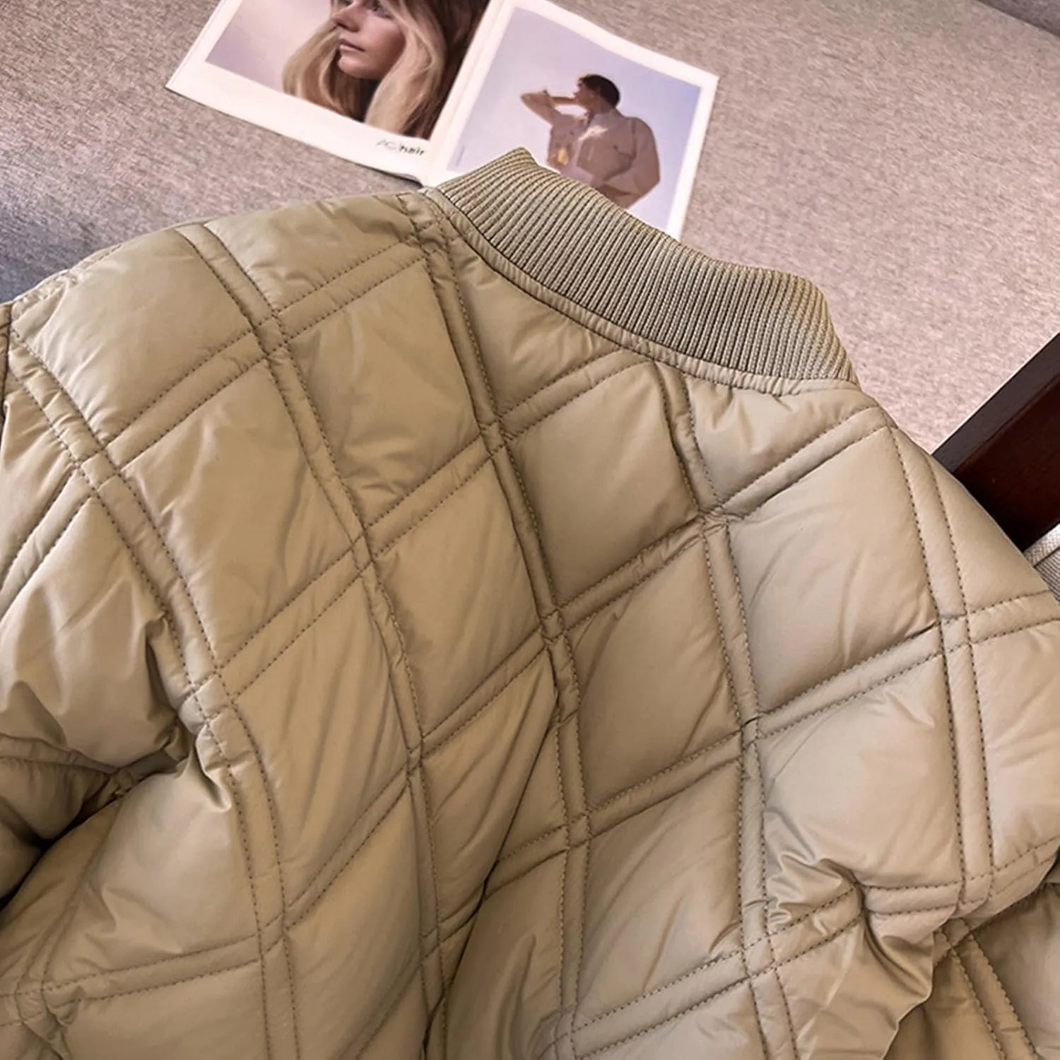Womens Winter Coats Lightweight Quilted Jackets Oversized Puffer Jackets Bomber Jacket Down Coats Shaggy Padded Parkas